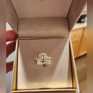 Kohl's Sterling Silver Ring with Clear Stone